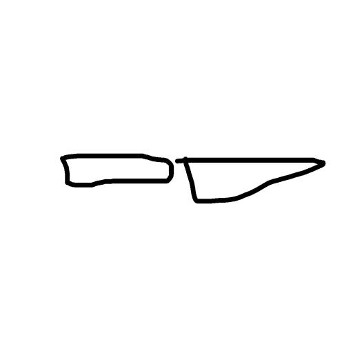 Knife drawing by fifi