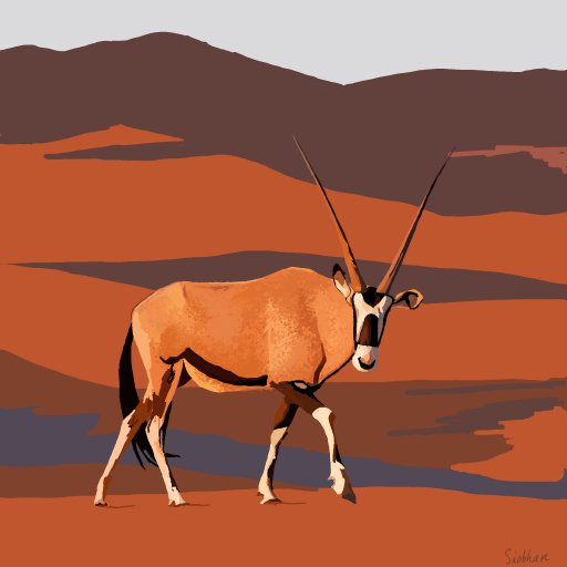 Oryx drawing by Soybean