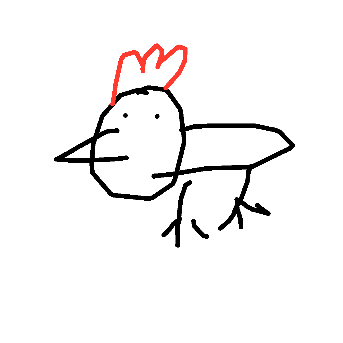 Chicken drawing by lrh