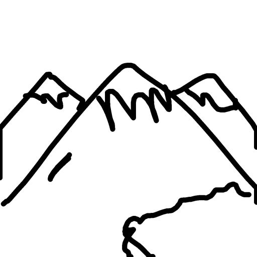 Mountain drawing by nick