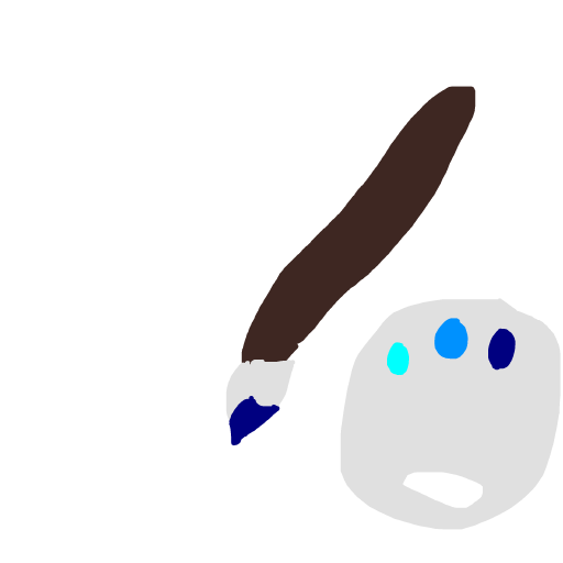 Paintbrush drawing by clear-cyan-drive