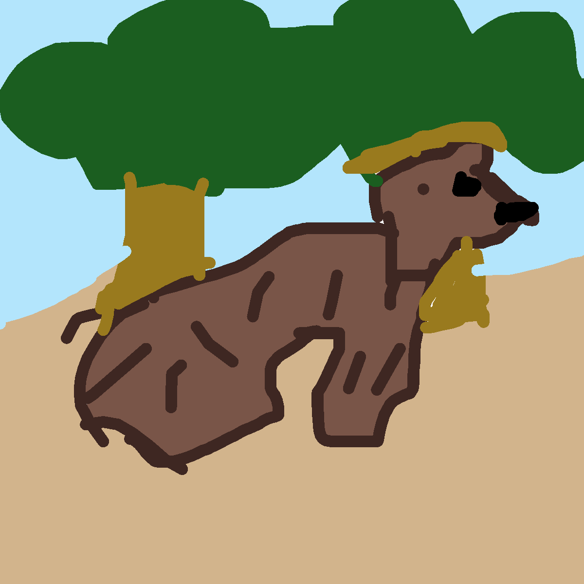 Bear drawing by cyan-beta-earth