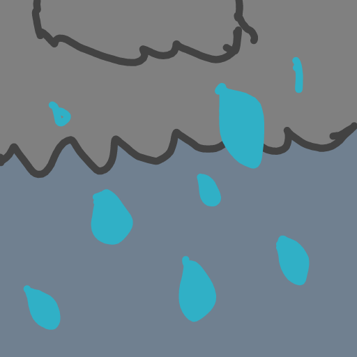 Rain drawing by Guardianoflives