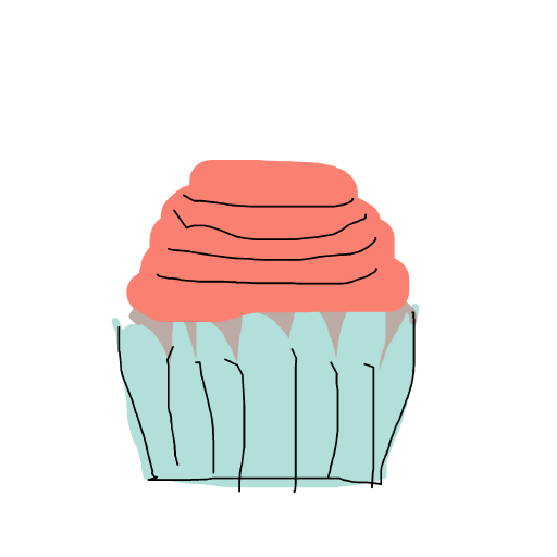 Cupcake drawing by dark-clear-force