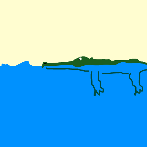 Crocodile drawing by mr inkwell