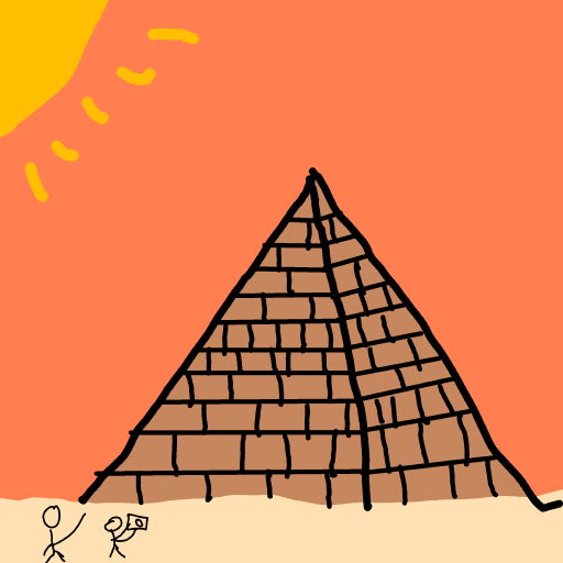 Pyramid drawing by ismael