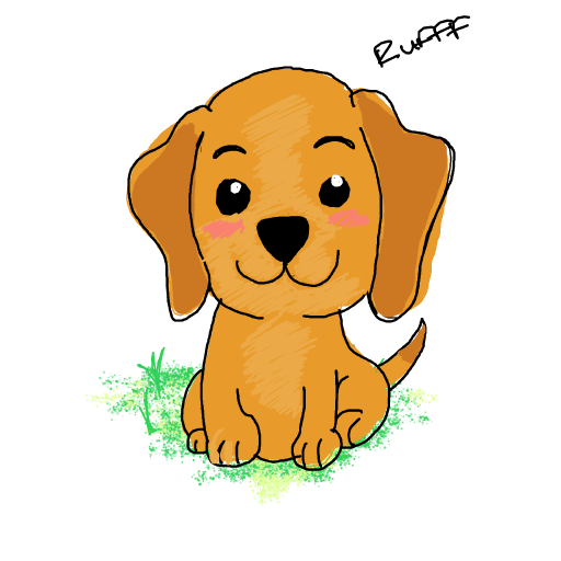 Puppy drawing by nuchalant