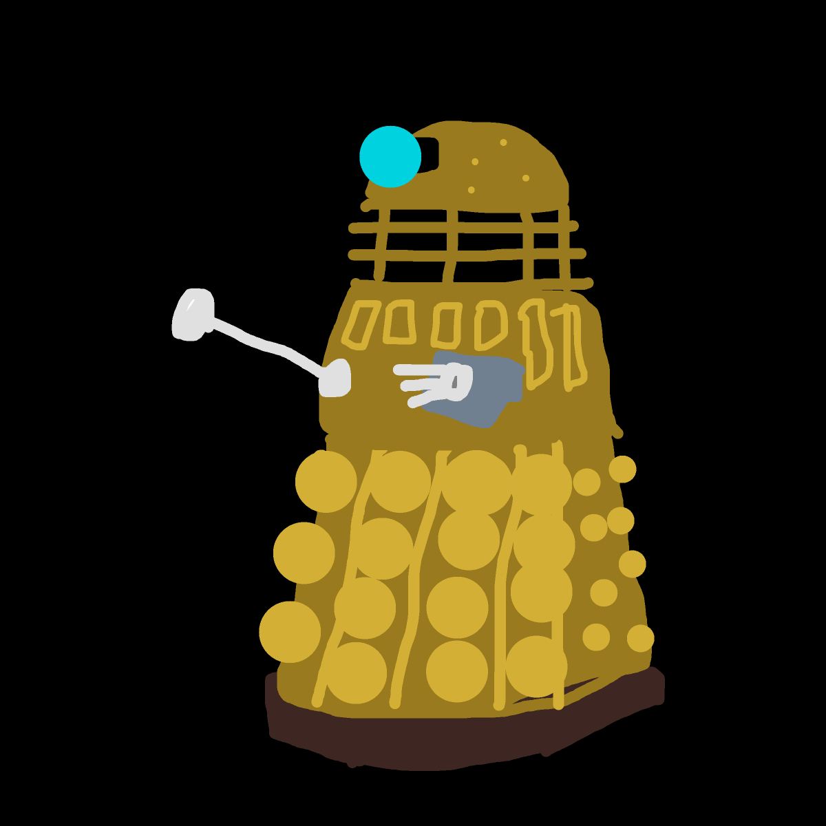 Dalek drawing by countnicula