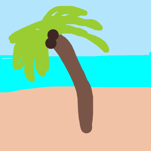Palm Tree drawing by thegreatbeargod