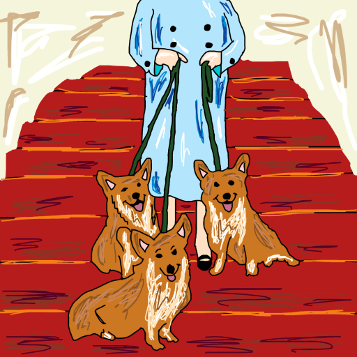 Corgi drawing by monthra