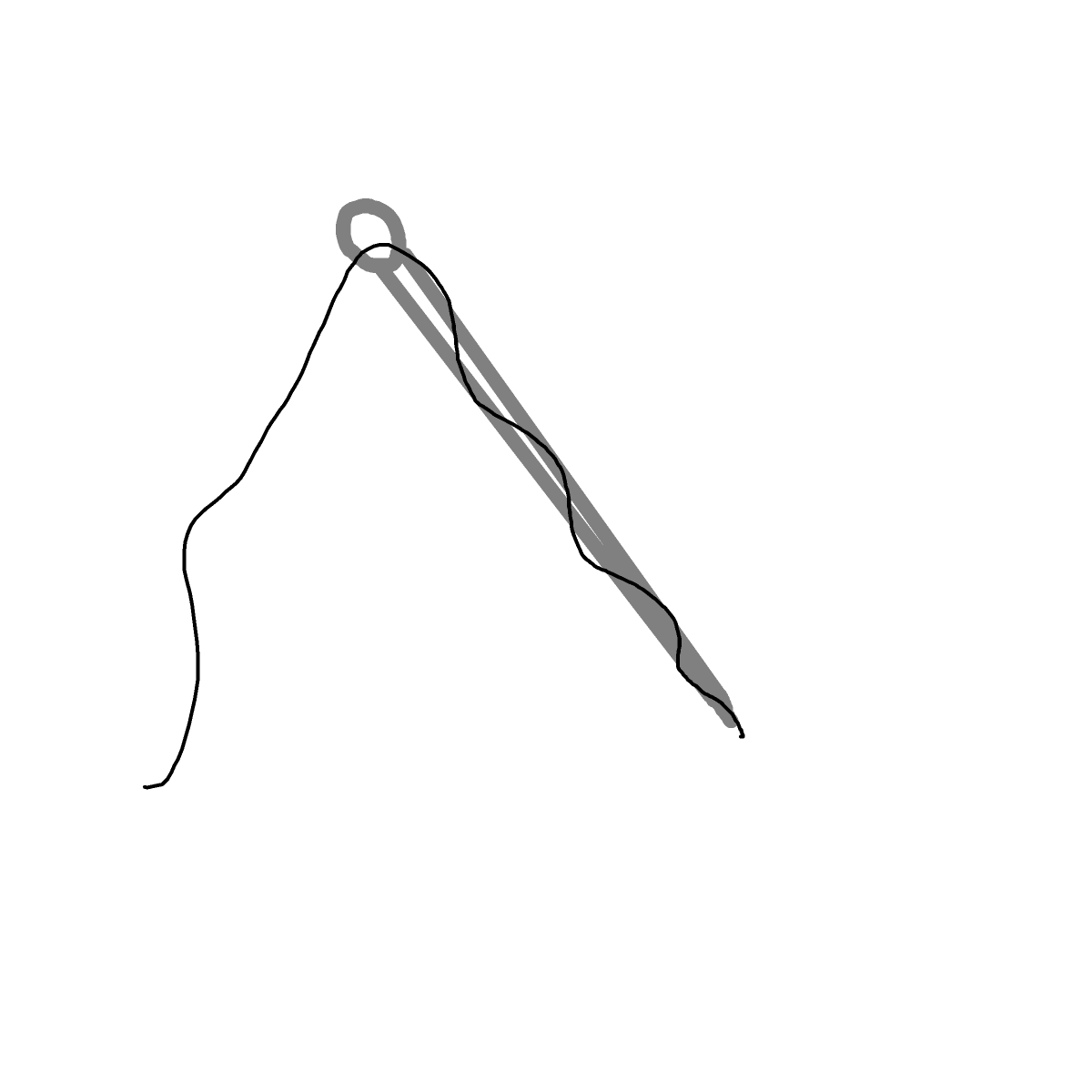 Needle drawing by harryw