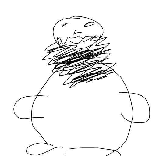 Hagrid drawing by Mr Doodles