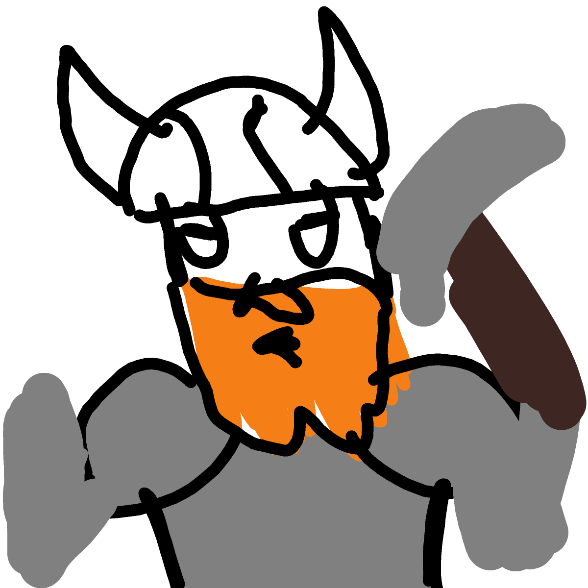 Pickaxe drawing by Dyllie