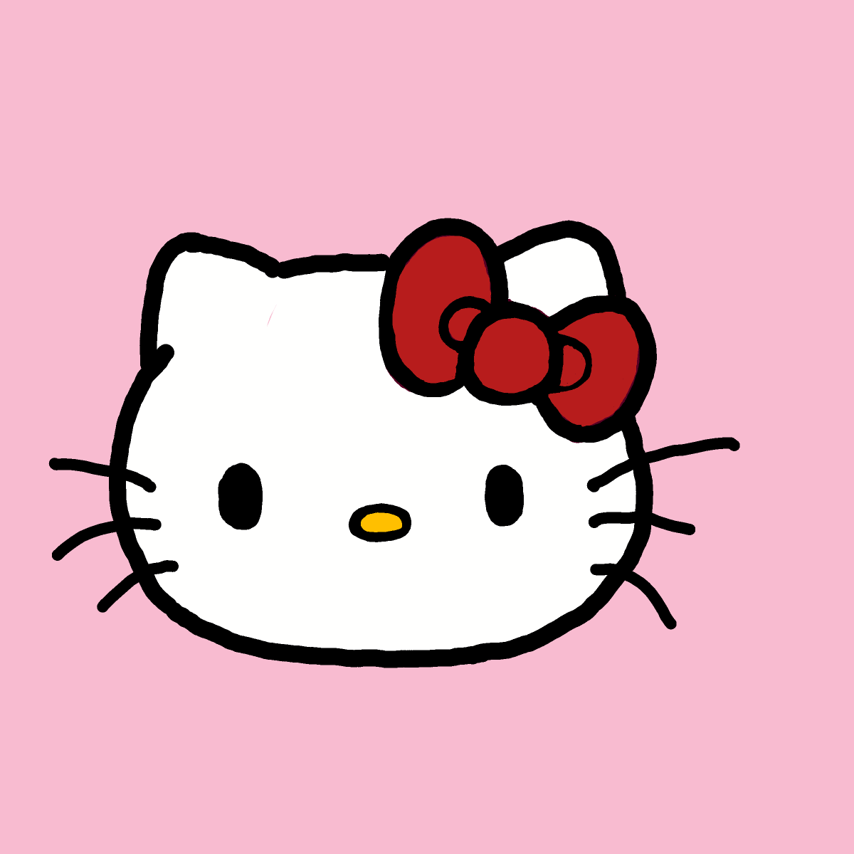 Hello Kitty drawing by gummy squirm