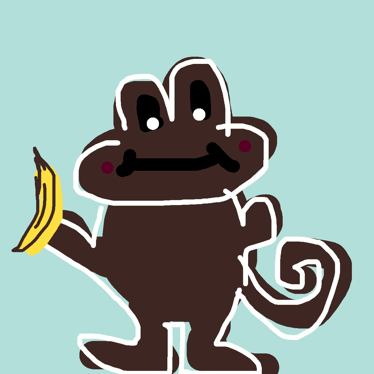 Monkey drawing by krissywissy