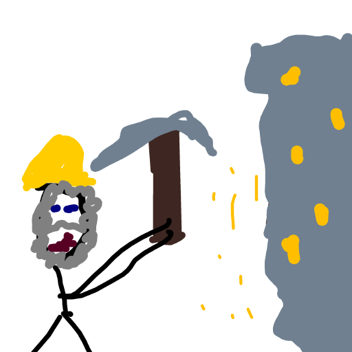 Pickaxe drawing by last-dark-might