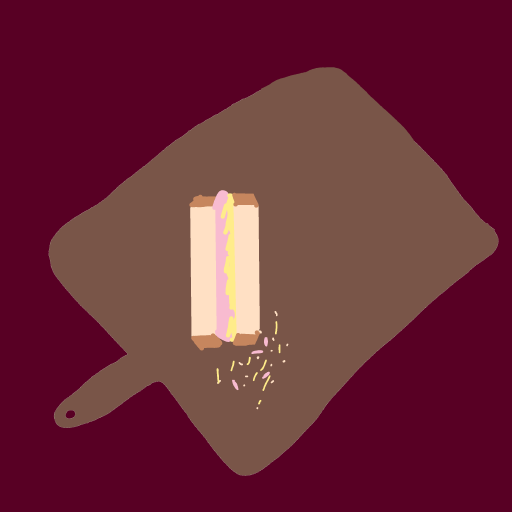 Sandwich drawing by Cwis448