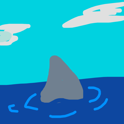 Shark drawing by knoxy