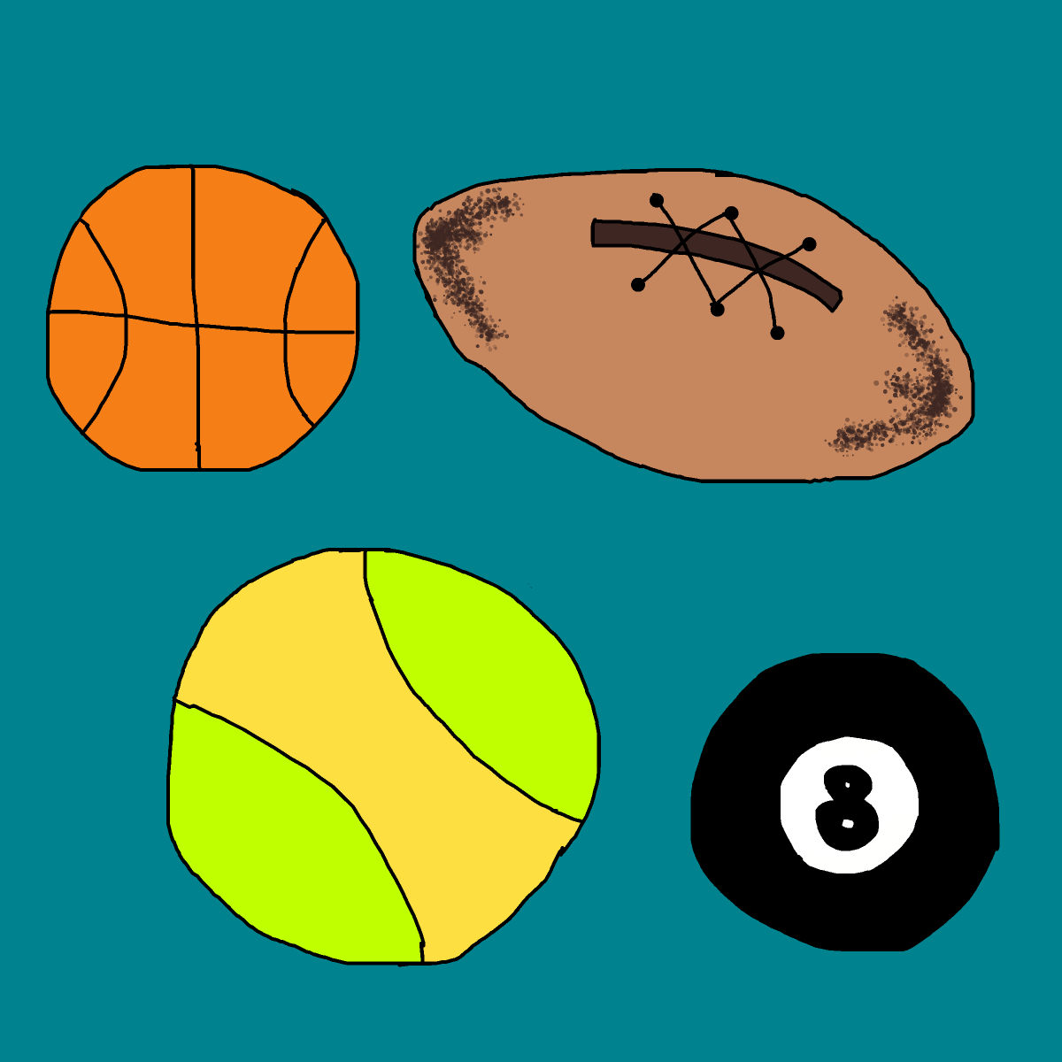 Ball drawing by krissywissy