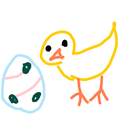 Chicken drawing by Juliezzz