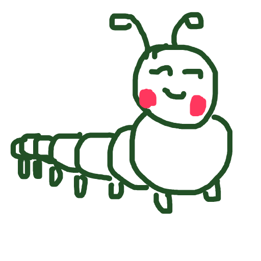 Caterpillar drawing by mikestam195