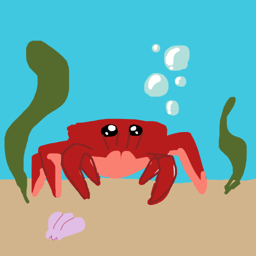 Crab drawing by rowan