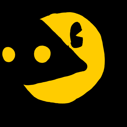 Pac-Man drawing by gummy squirm