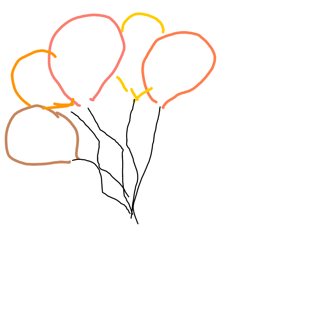 Balloon drawing by coal-mild-peace