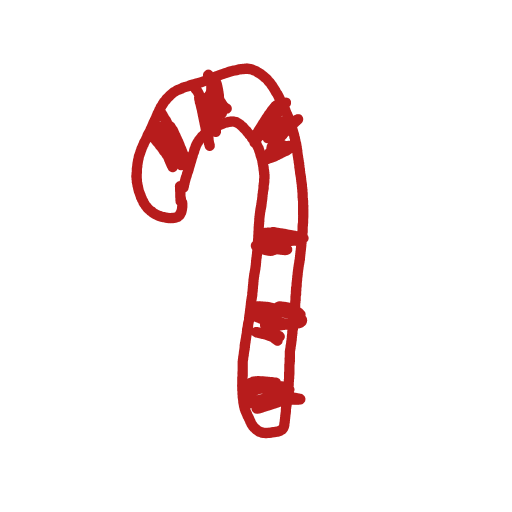 Candy Cane drawing by DannyC