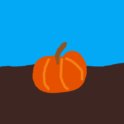Pumpkin drawing by clay-mega-force