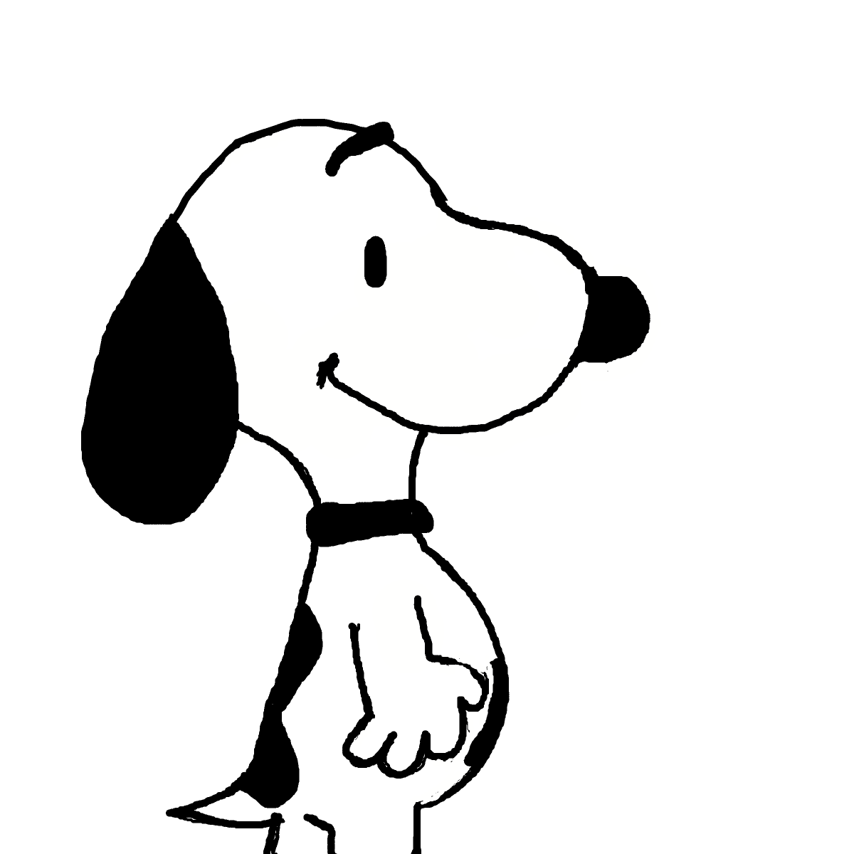Snoopy drawing by manders