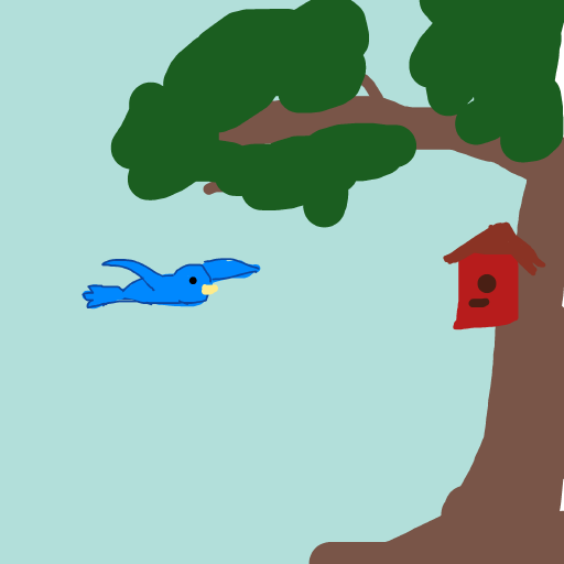 Birdhouse drawing by rare-huge-ninja
