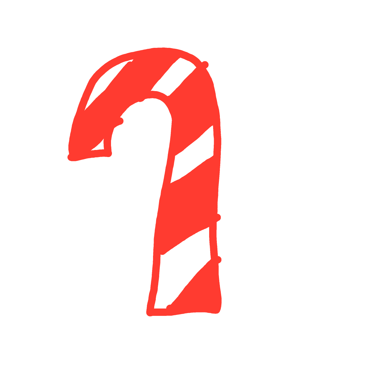 Candy Cane drawing by sonic-amber-way