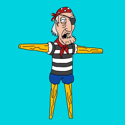Pirate drawing by knoxy