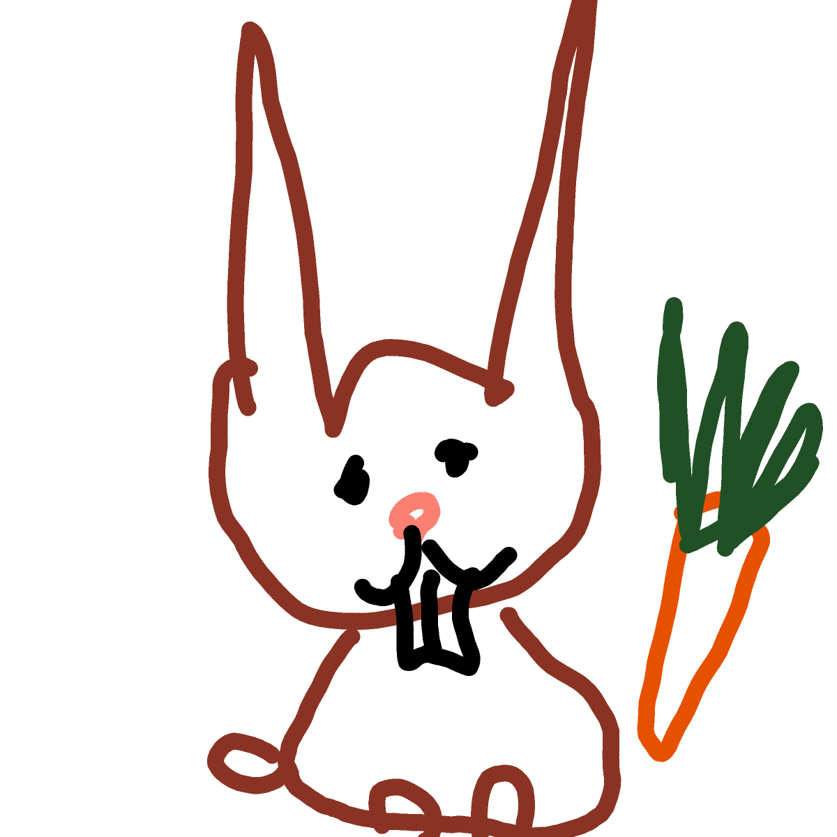 Bunny drawing by last-fine-mage