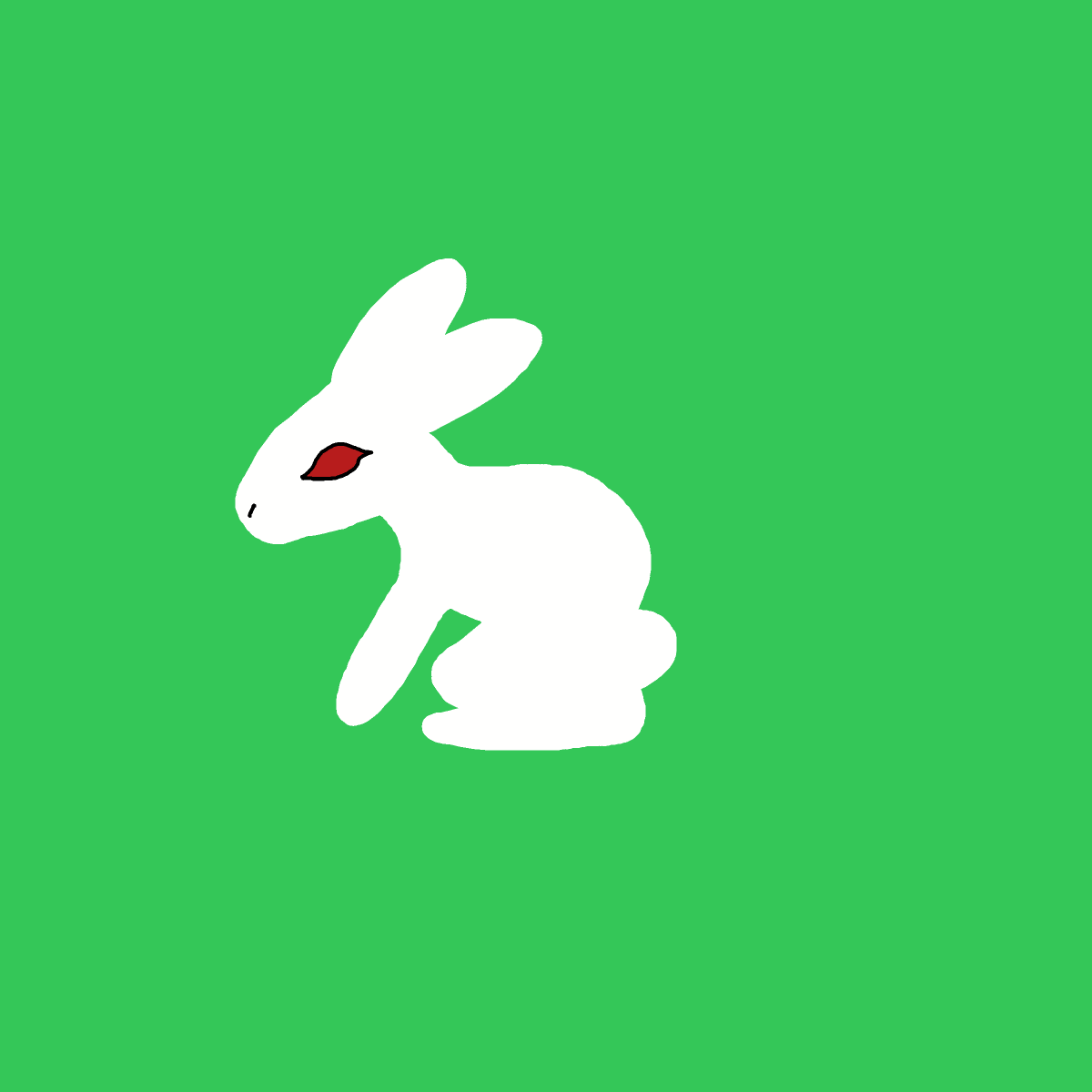 Bunny drawing by Tayne