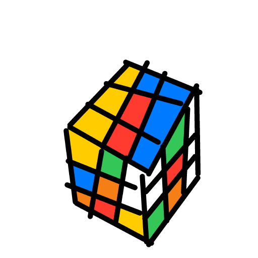 Rubik's Cube drawing by chaddyboyyo