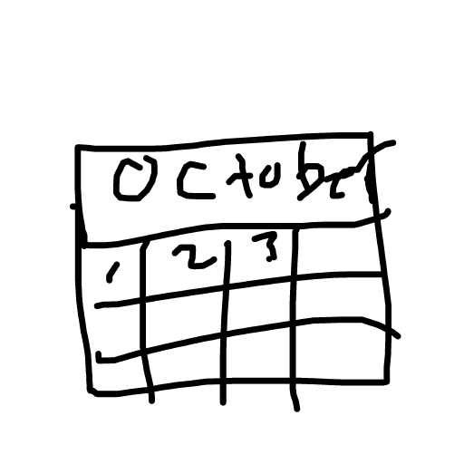 Calendar drawing by wide-pure-sketch
