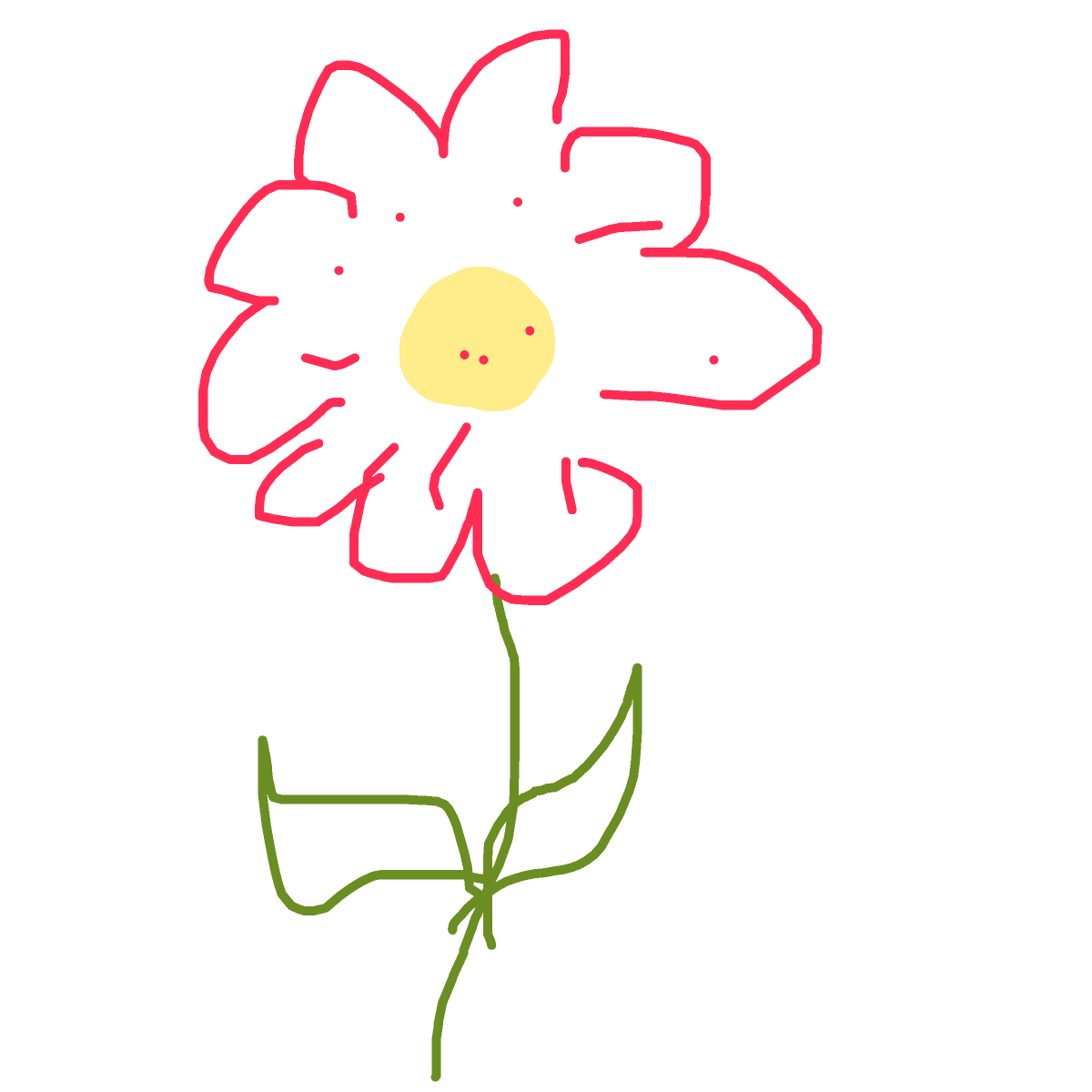 Flower drawing by fire-quick-wheel