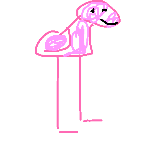 Flamingo drawing by maite