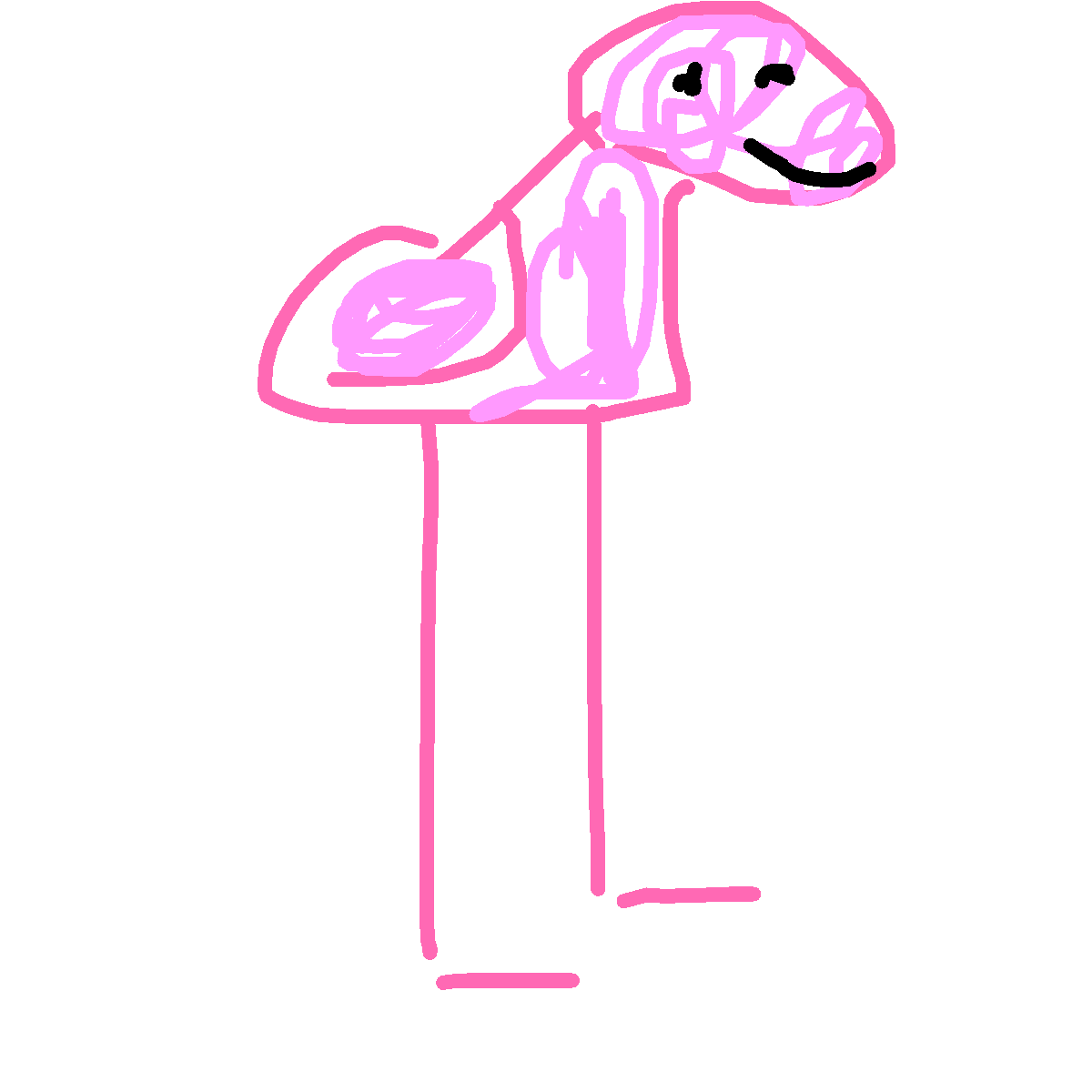 Flamingo drawing by maite