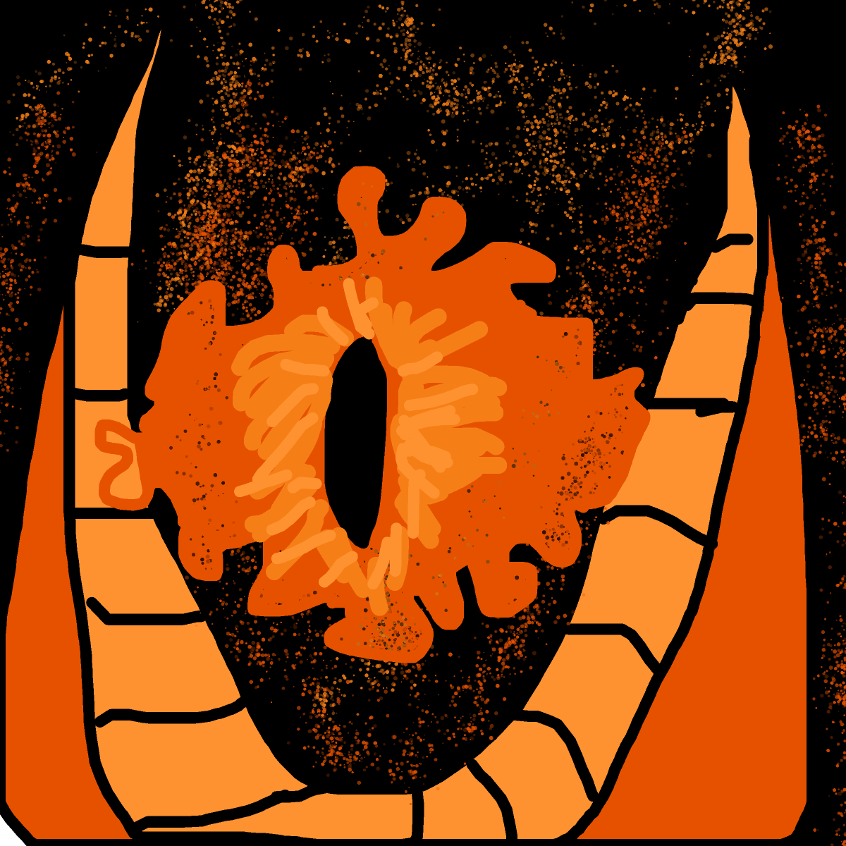 Sauron drawing by countnicula