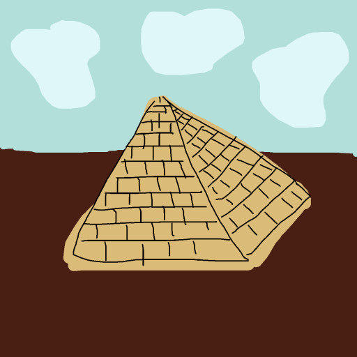 Pyramid drawing by angel