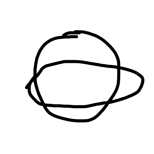 Saturn drawing by aqua-hyper-doodler