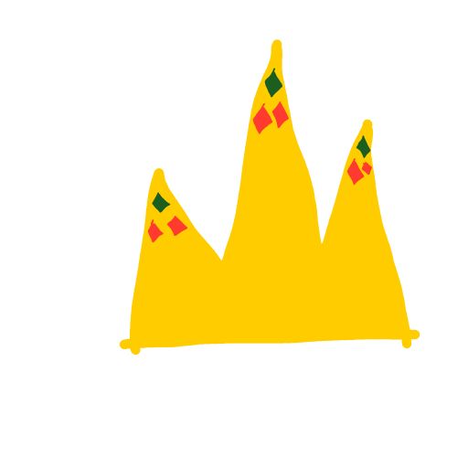 Crown drawing by Shandi