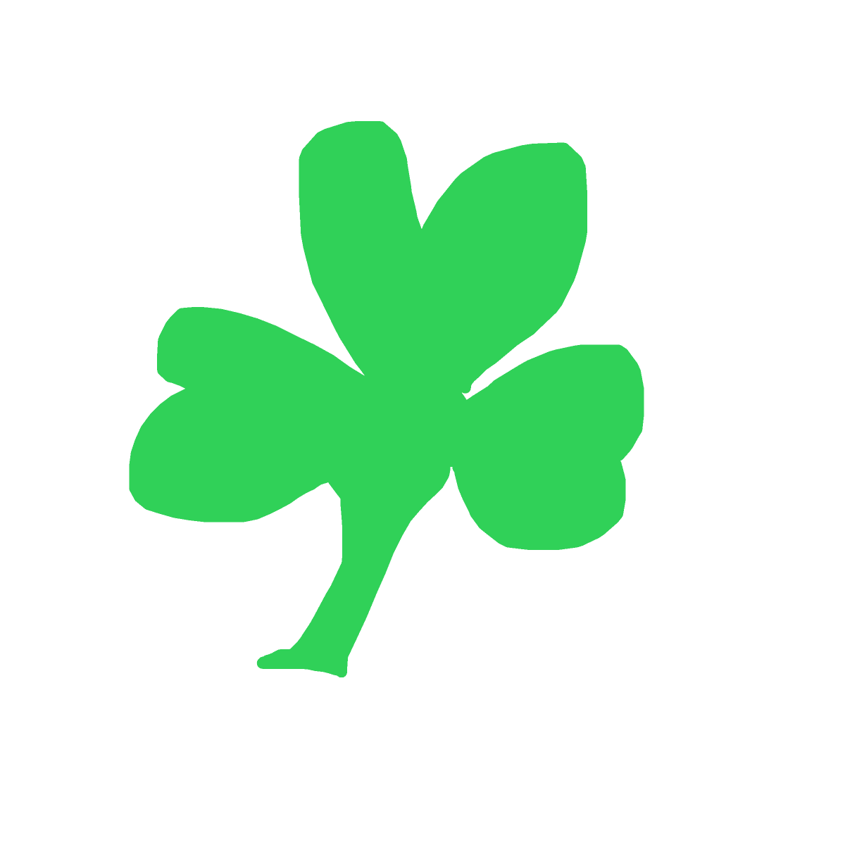 Shamrock drawing by gold-lucky-pro