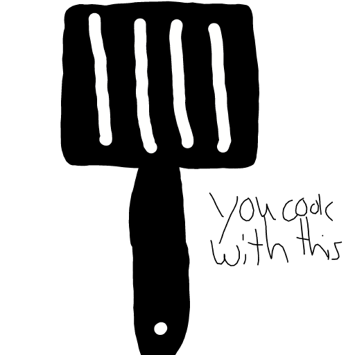 Spatula drawing by KevinFaber