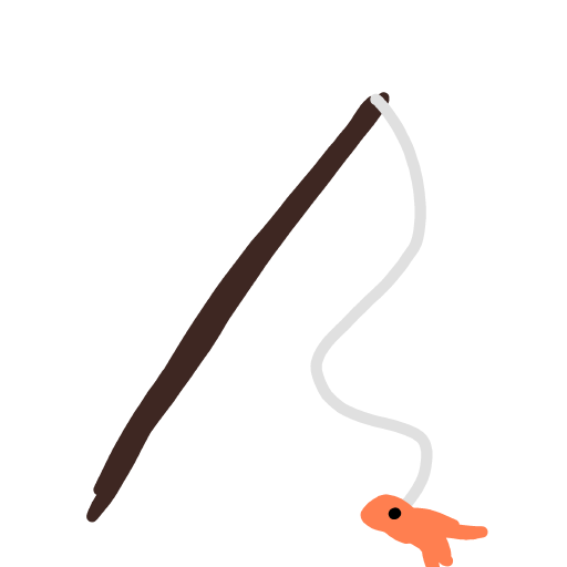 Fishing Rod drawing by kckitty