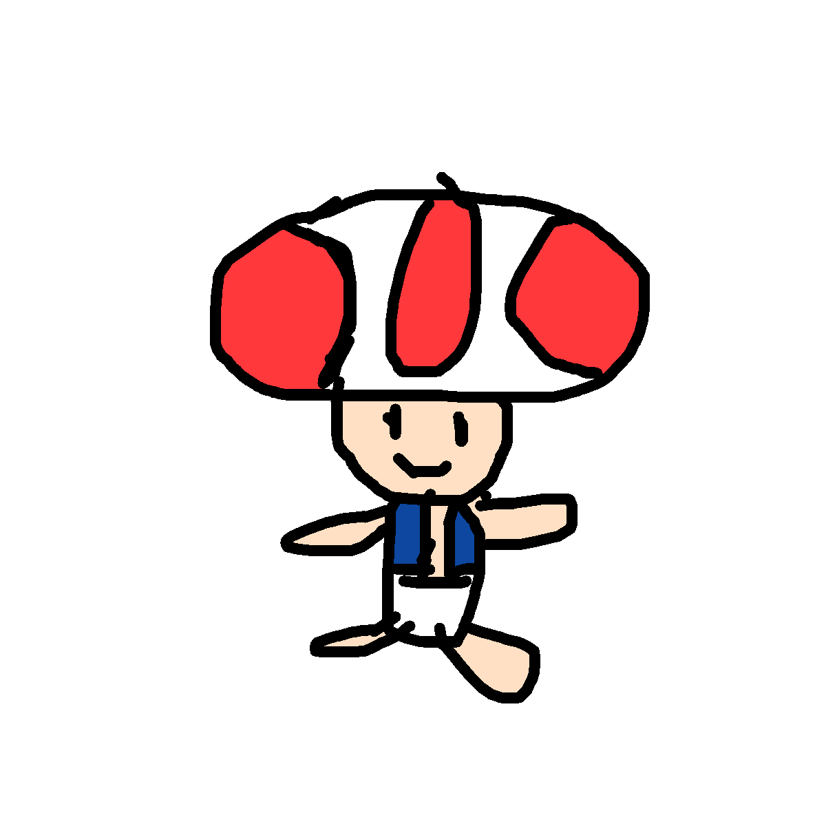 Toad drawing by kboyce