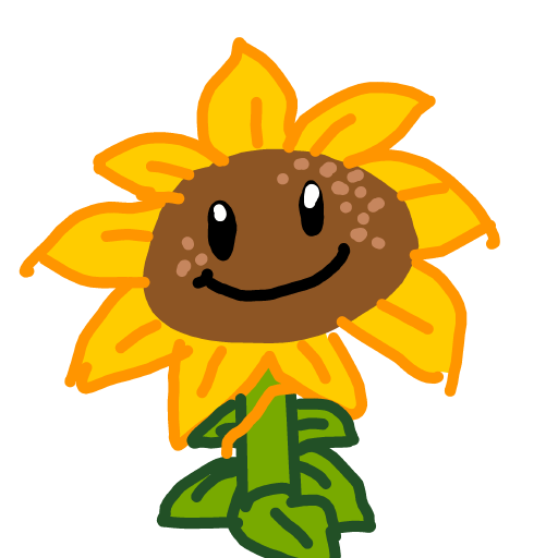 Sunflower drawing by Juliezzz
